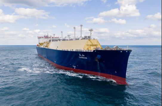 大型LNG运输船“天山”号顺利交付